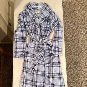 Blue Plaid Robe